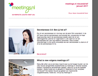 Meetings.nl nieuwsbrief januari 2017