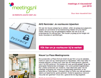Meetings.nl nieuwsbrief juni 2018