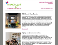 Meetings.nl nieuwsbrief juli 2019