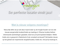 Meetings.nl nieuwsbrief oktober 2019