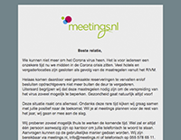 Meetings.nl nieuwsbrief maart 2020