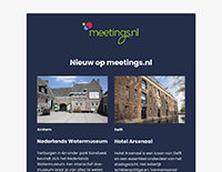 Meetings.nl nieuwsbrief 25 oktober 2022