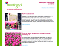 Meetings.nl nieuwsbrief april 2012