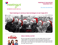 Meetings.nl nieuwsbrief december 2012