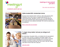 Meetings.nl nieuwsbrief juni 2014
