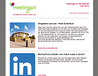 Meetings.nl nieuwsbrief juni 2016