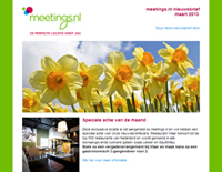 Meetings.nl nieuwsbrief maart 2013