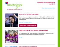 Meetings.nl nieuwsbrief mei 2011