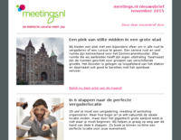 Meetings.nl nieuwsbrief november 2015