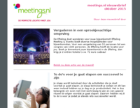 Meetings.nl nieuwsbrief oktober 2015