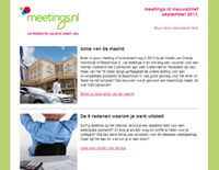 Meetings.nl nieuwsbrief september 2013