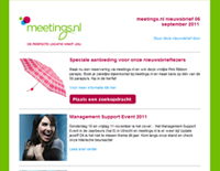 Meetings.nl nieuwsbrief september 2011