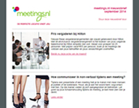 Meetings.nl nieuwsbrief september 2014